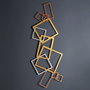 Wallity APT753LAGB Accesorio Decorativo de Pared de Metal en Oro, Plata y Cobre